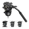 SmallRig PH8 Professional Fluid Video Head with 6-Step Counterbalance, 4-Step Pan/Tilt Hydraulic Damping, Detachable Handle, QR Plate for Manfrotto, Weight 1.8kg / 3.9lb, Load up 8kg / 17.6lb - 4287 view 1