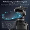 SmallRig PH8 Professional Fluid Video Head with 6-Step Counterbalance, 4-Step Pan/Tilt Hydraulic Damping, Detachable Handle, QR Plate for Manfrotto, Weight 1.8kg / 3.9lb, Load up 8kg / 17.6lb - 4287 view 2