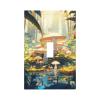Tewujay Decorative Light Switch Covers 1 Toggle Cartoon Mushroom Fairy Forest Single Toggle Wall Plate Decorative Switchcover Electrical Switchplate view 1