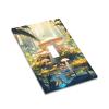 Tewujay Decorative Light Switch Covers 1 Toggle Cartoon Mushroom Fairy Forest Single Toggle Wall Plate Decorative Switchcover Electrical Switchplate view 3