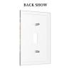 Tewujay Decorative Light Switch Covers 1 Toggle Cartoon Mushroom Fairy Forest Single Toggle Wall Plate Decorative Switchcover Electrical Switchplate view 4