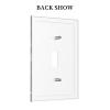 Tewujay Decorative Light Switch Covers Cartoon Cute Astronauts Galaxy Planets 1 Toggle Single Toggle Wall Plate Decorative Switchcover Electrical Switchplate for Farmhouse Home Decor view 4