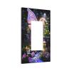 Tewujay Decorative Decora Outlet Wall Plate Butterfly Fairy Forest 1 Gang Rocker Decorative Switchplate Faceplate Gfci Light Switch Covers view 2