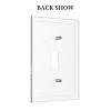 Tewujay Decorative Light Switch Covers 1 Toggle Mushroom Fairy Butterfly Forest Single Toggle Wall Plate Decorative Switchcover Electrical Switchplate view 4