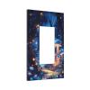 Tewujay Decorative Decora Outlet Wall Plate Mushroom Fairy Butterfly Forest 1 Gang Rocker Decorative Switchplate Faceplate Gfci Light Switch Covers view 2