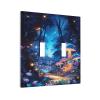 Tewujay Decorative Light Switch Covers - 2 Toggle Mushroom Fairy Butterfly Forest Double Toggle Wall Plate Dual Decorative Switchplate Electrical Faceplate view 2