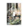 Tewujay Decorative Light Switch Covers 1 Toggle Mist Fairy Forest Deers Single Toggle Wall Plate Decorative Switchcover Electrical Switchplate for Farmhouse Decor view 1
