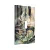 Tewujay Decorative Light Switch Covers 1 Toggle Mist Fairy Forest Deers Single Toggle Wall Plate Decorative Switchcover Electrical Switchplate for Farmhouse Decor view 2