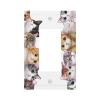 Tewujay Decorative Outlet Wall Plate Lovely Kitten Cats 1 Gang Rocker Decorative Switchplate Faceplate Gfci Light Switch Covers for Farmhouse Home Decor view 1