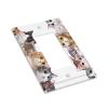 Tewujay Decorative Outlet Wall Plate Lovely Kitten Cats 1 Gang Rocker Decorative Switchplate Faceplate Gfci Light Switch Covers for Farmhouse Home Decor view 3