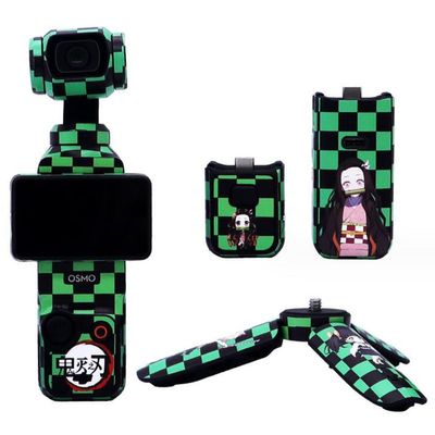Coyktonty Osmo Pocket 3 Sticker,Protective Film Set for DJI Pocket 3,Waterproof, dustproof, Scratch-Resistant (Style Color-6)