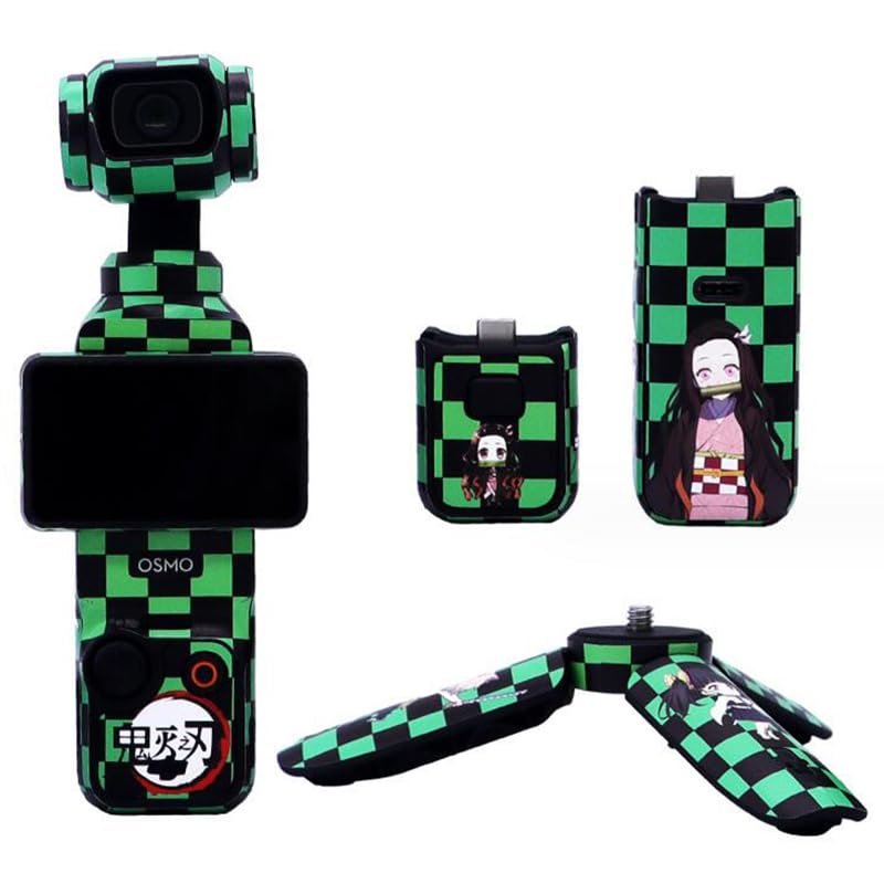 Coyktonty Osmo Pocket 3 Sticker,Protective Film Set for DJI Pocket 3,Waterproof, dustproof, Scratch-Resistant (Style Color-6)