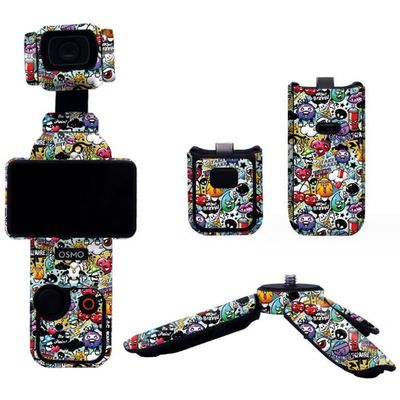 Coyktonty Osmo Pocket 3 Sticker,Protective Film Set for DJI Pocket 3,Waterproof, dustproof, Scratch-Resistant (Style Color-3)