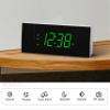 iTOMA Bedside Alarm Clock Radio with Bluetooth Speaker, Dimmable Jade Green LED Display, FM Radio with Sleep Timer, Dual Alarm with ON/Off Push-Button, Snooze, 12/24H CKS503U view 2