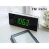 iTOMA Bedside Alarm Clock Radio with Bluetooth Speaker, Dimmable Jade Green LED Display, FM Radio with Sleep Timer, Dual Alarm with ON/Off Push-Button, Snooze, 12/24H CKS503U view 3
