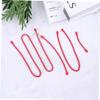Artibetter 12pcs Red Zip Ties Repeatable Silicone Belt Silicone Fastening Belt Reusable Ties Bundling Fastening Cable Strapping view 4