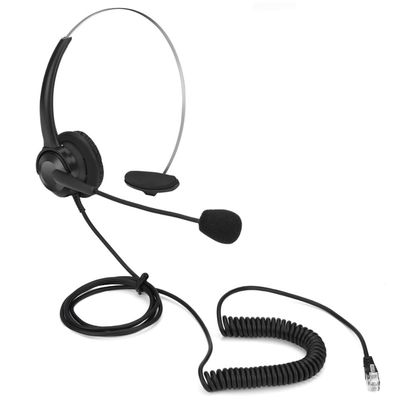 BE-TOOL Telephone Headset with Microphone - Landline Phone Headset with RJ11 Jack, Noise Cancelling Headphones for Yealink Grandstream Office Desk Phones