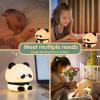 VTIGER Panda Night Light, LED Squishy Cute Lamp, Night Light for Kids, Silicone Panda Light, Dimmable Girls Baby Bedroom Nightlight, Rechargeable Touch Lamp for Breastfeeding Nursery Decor (TT) view 4