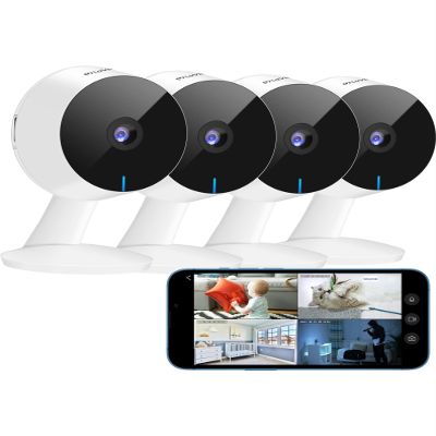 LaView 5MP 3K Cameras for Home Security Indoor,Home Security Camera for Baby/Elder/Pet/Nanny,Baby Cam Starlight Sensor Color Night Vision,US Cloud Service,Compatible with Alexa