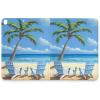 Beach Blue Sky Case for iPad 7th And iPad 8th And iPad 9th Gen [10.2 Inch],iPad Air 3rd 10.5''(2019),iPad Pro 2nd 10.5''(2017) with Pencil Holder, Protective Case with Soft TPU Back, Auto Sleep/Wake view 4