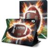 Football Case for iPad 7th And iPad 8th And iPad 9th Gen [10.2 Inch],iPad Air 3rd 10.5''(2019),iPad Pro 2nd 10.5''(2017) with Pencil Holder, Protective Case with Soft TPU Back, Auto Sleep/Wake Cover view 3