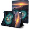 Beach Colorful Heart Case for iPad 7th And iPad 8th And iPad 9th Gen [10.2 Inch],iPad Air 3rd 10.5''(2019),iPad Pro 2nd 10.5''(2017) with Pencil Holder, Protective Case with Soft TPU Back, Auto Sleep view 3