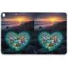 Beach Colorful Heart Case for iPad 7th And iPad 8th And iPad 9th Gen [10.2 Inch],iPad Air 3rd 10.5''(2019),iPad Pro 2nd 10.5''(2017) with Pencil Holder, Protective Case with Soft TPU Back, Auto Sleep view 4