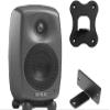 Coyktonty Aluminium Wall Bracket/Wall Mount Bracket for Genelec G2 Speakers,Duty Speaker Mount Mounting Brackets (Black+Black) view 3