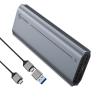 PHIXERO (40Gbps & Fan) PhiBox Pro M.2 NVME SSD Enclosure, Tool-Free, Compatible with USB4/3/2, Thunderbolt 4/3. view 1