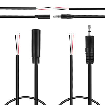 Totority 4Pcs Headphone Extension Cable Male to Female Audio Cord Durable Audio Extension Cables for Speakers Headsets and Microphones for Tv Smartphones and Tablets