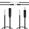Totority 4Pcs Headphone Extension Cable Male to Female Audio Cord Durable Audio Extension Cables for Speakers Headsets and Microphones for Tv Smartphones and Tablets view 1