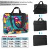 Colorful Flowers Bird Laptop Bag 15.6 Inch, Business Briefcase Gifts For Men Women, Messenger Shoulder Bag With Strap view 2