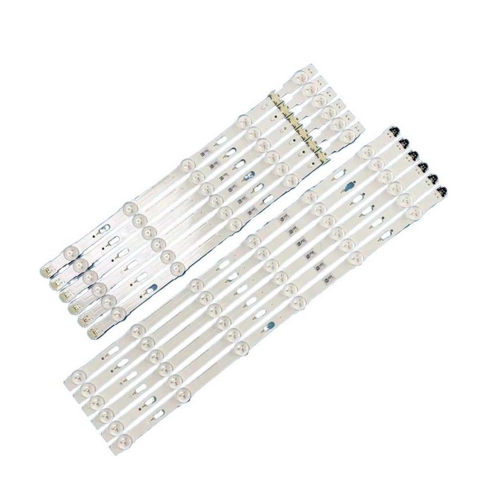 Kit 12pcs LED Strip Fit for Samsung UE48JU6000 BN96-34793A BN96-34794A S_5U75_48_FL_R6 S_5U75_48_FL_L5 LM41-00121G LM41-00121H