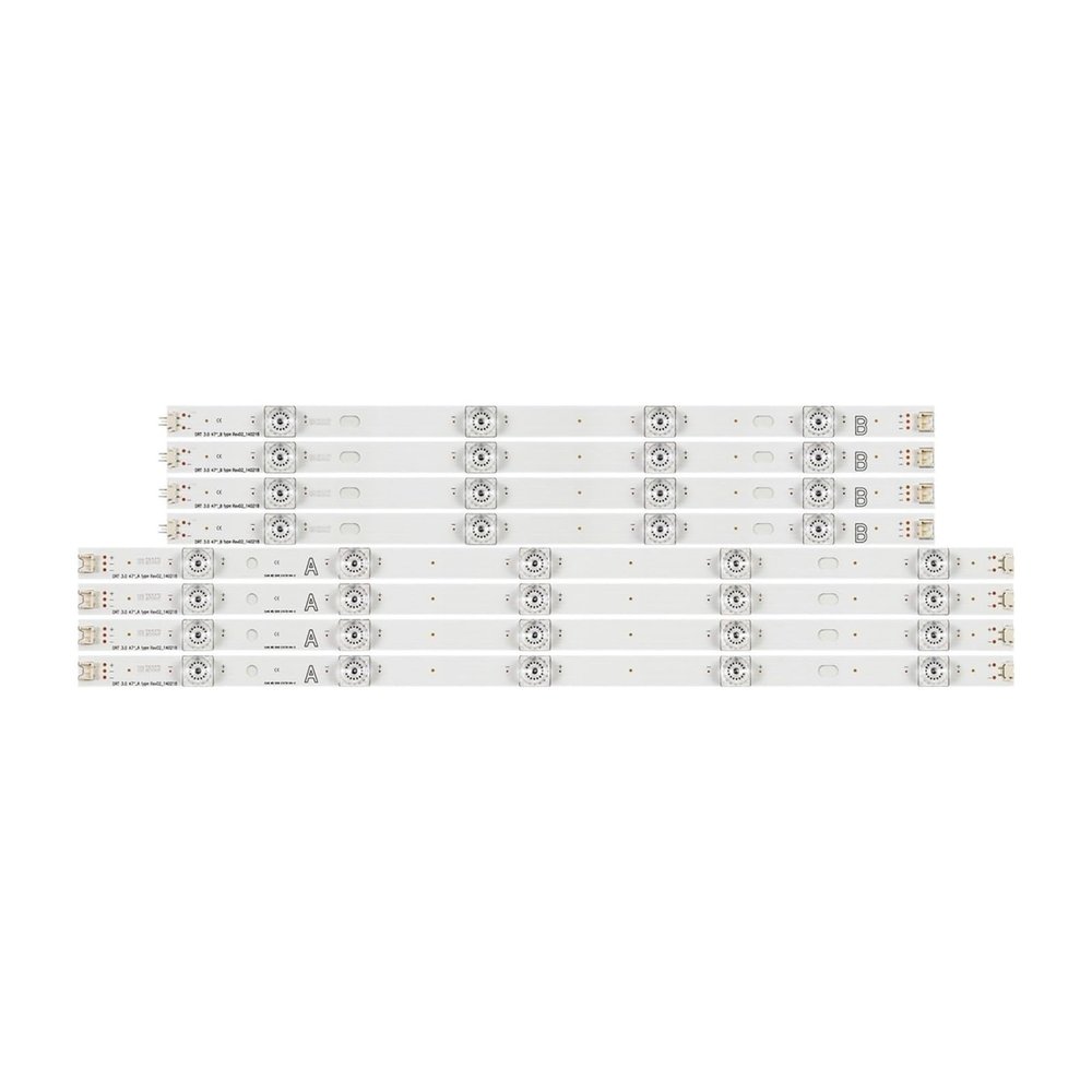 ARICCI 8 PCS/Set LED Backlight Strip Fit for LG 47LB585U 47LB570U 47LB580U 47LB580B 47LB570U 47LB570B 47LB580U 47LB572U 47LB561U 47LB582U(1 Set)