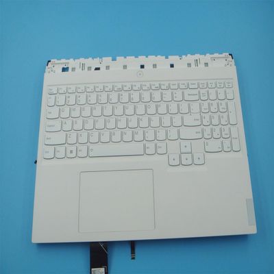 Bayjebu Parts for Lenovo Legion 5 Pro-16ACH6 16ITH6 Palmrest Keyboard Bezel US Backlit White 16.0 inch 5CB1C93564
