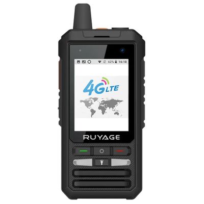 RUYAGE 4G Network Phones 2.4 Inch Touch Screen WiFi Radios Walkie Talkies Long Range 100 Miles with PTT Button Support Bluetooth Android 8.1 POC Radio for Zello Real PTT ZL80