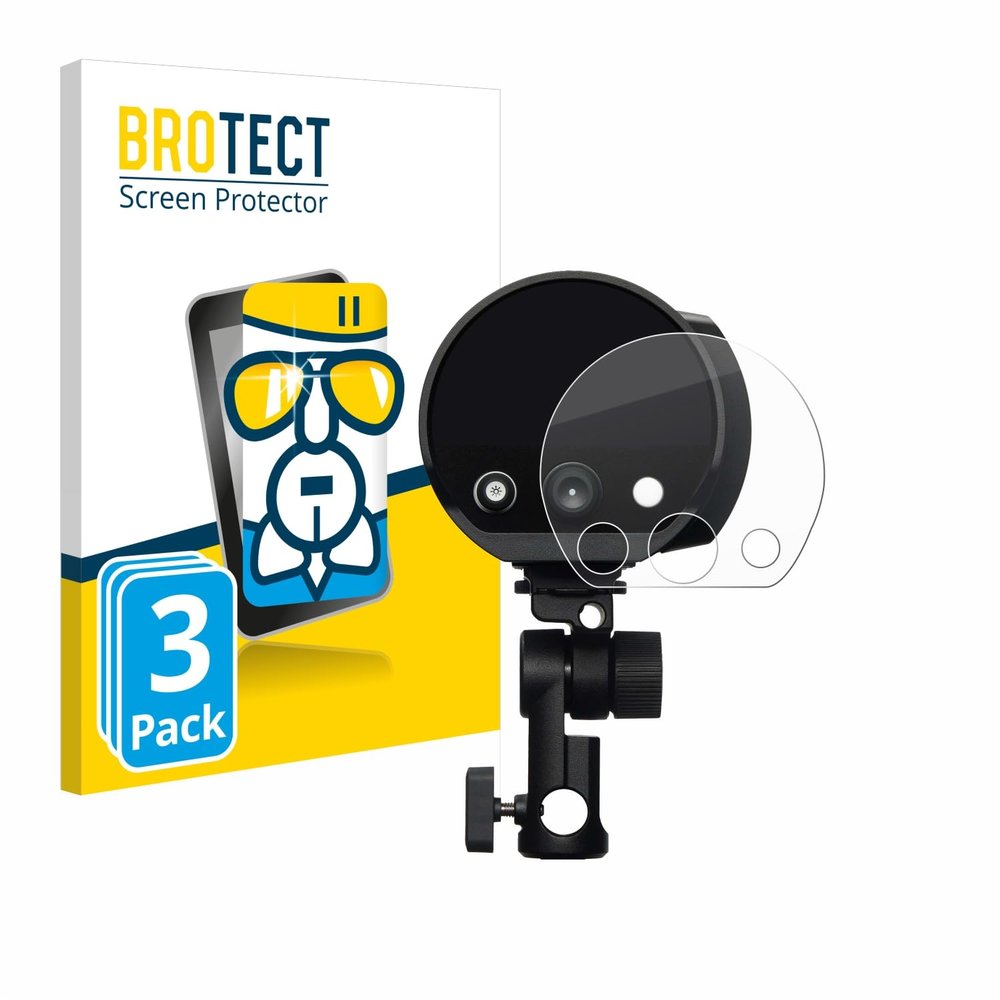 BROTECT Glass Screen Protector Film Compatible with Profoto B10X (3 Pack) - Glass-Foil 9H Protection [Scratch Resistant, High Clarity]