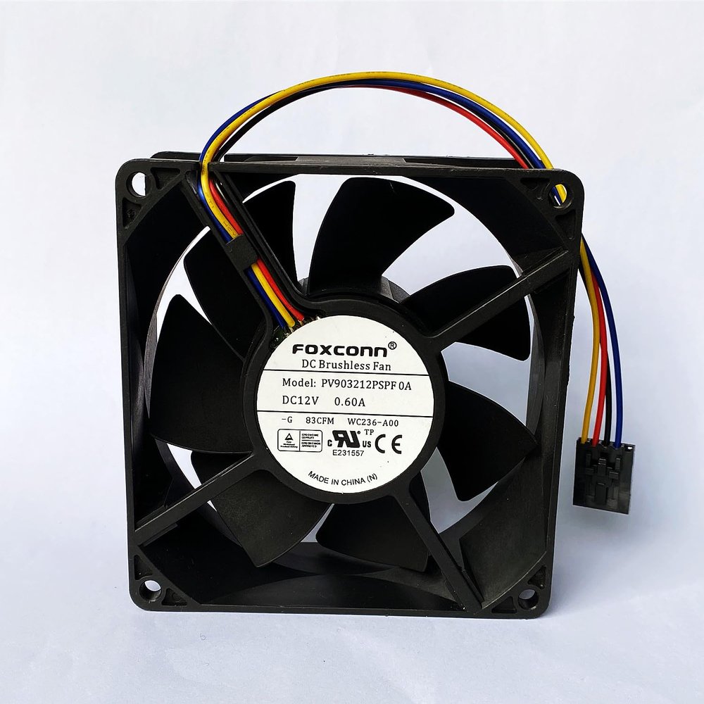PV903212PSPF 0A Chassis CPU Fan PV903212PSPF 0A 12V 0.60A 9232 9CM 4-wire Server PWM Cooling Fan