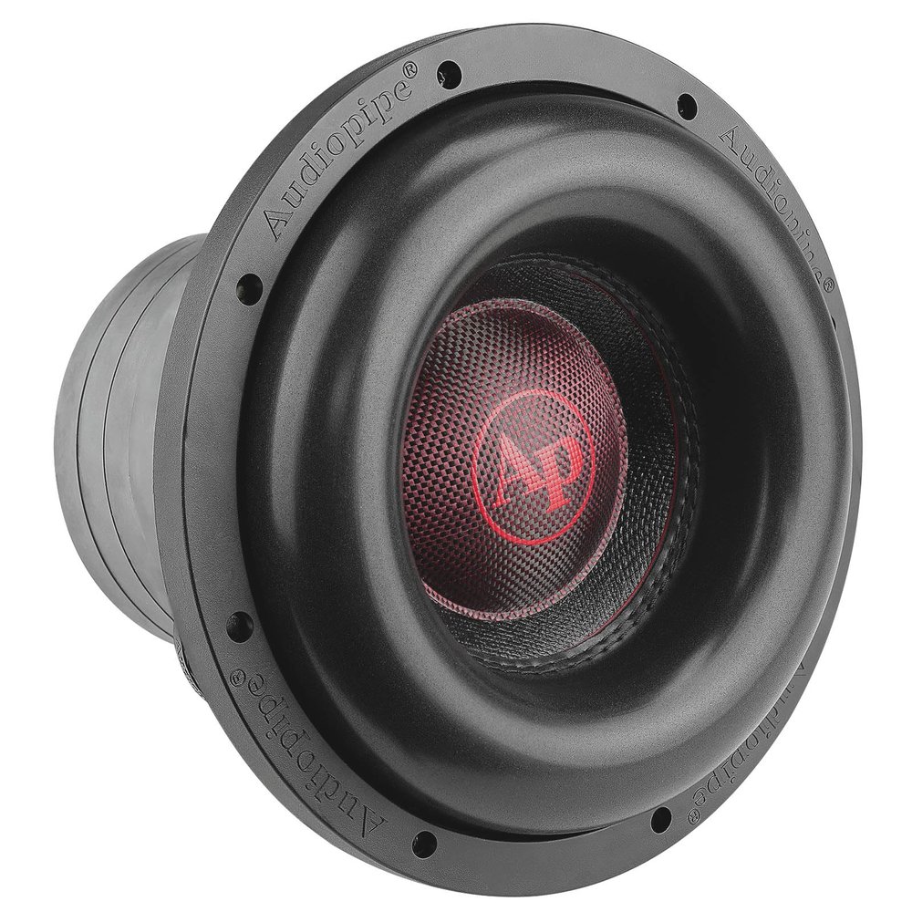 Audiopipe 10" Quad Stack Composite Cone Subwoofer (TXX-BDC-IV-10), Superior Performance, 1800W, 4 Magnets, BASV Voice Coil, Aluminum Basket, Multi-Connect, Non-Press Paper Cone, 2 x 4 Ohms
