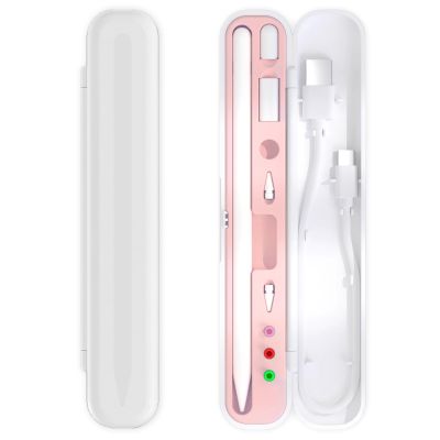 BAIWOVIS Pencil Case Compatible with Apple Pencil 1st Generation, 2nd Generation and Pro, Storage and Carrying Cases Compatible with iPad Pen, Other Stylus, and for Pencil Tips, Cap (Pink)