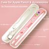 BAIWOVIS Pencil Case Compatible with Apple Pencil 1st Generation, 2nd Generation and Pro, Storage and Carrying Cases Compatible with iPad Pen, Other Stylus, and for Pencil Tips, Cap (Pink) view 2