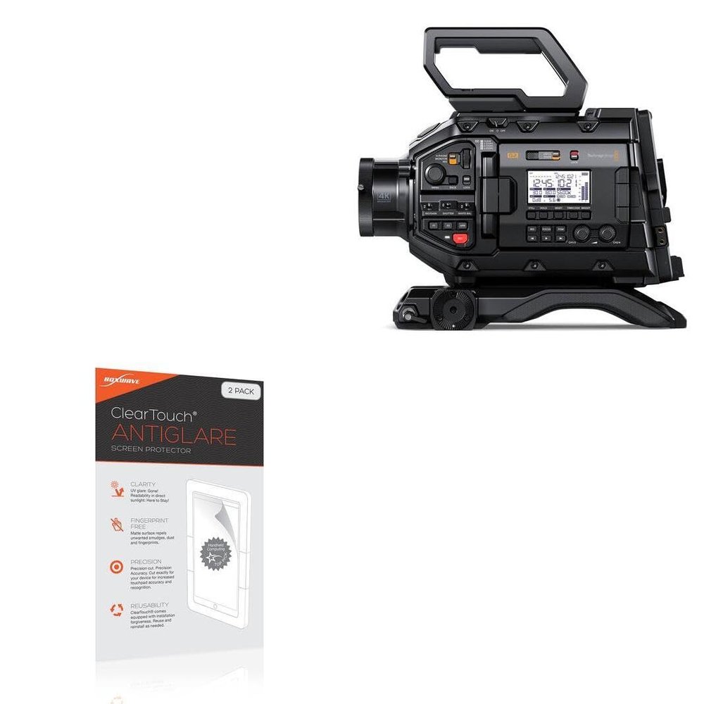 BoxWave Screen Protector Compatible with Blackmagic Design URSA Broadcast G2 - ClearTouch Anti-Glare (2-Pack), Anti-Fingerprint Matte Film Skin