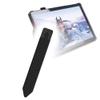 BoxWave Stylus Pouch Compatible with Simbans PicassoTab Standalone Drawing Tablet - Stylus PortaPouch, Pen Stylii Holder Carrier Portable Self-Adhesive - Jet Black view 1