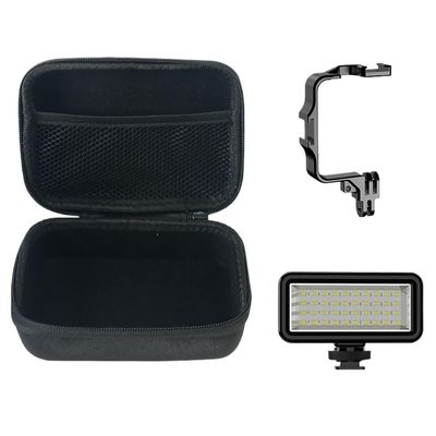 ELBFAE Waterproof 40M Underwater Led Video Diving Fill Light Lamp for Gopro Hero 11 10 9 Action Camera Accessories (Size : Combo 2), ELBFAE666