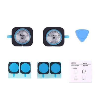 ELBFAE Protective Lens for Insta360 X3 Lens Guards Protector Tempered Glass Lens Cap Protection Cover for Insta360 X3 Accessories