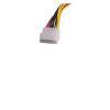 22cm SATA Adapter Cable IDE 4Pin Male to 3 Port SATA Female Splitter Hard Drive Power Supply Cable SATA Cable  New view 4