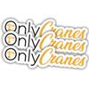 (3pcs) Cranes Stickers Electrician Stickers Only Cranes Funny Vinyl Stickers, Weather-Resistant Sticker for Water Bottles, Laptop, Window, Car 3cs Size 5" view 1