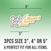 (3pcs) Cranes Stickers Electrician Stickers Only Cranes Funny Vinyl Stickers, Weather-Resistant Sticker for Water Bottles, Laptop, Window, Car 3cs Size 5" view 2