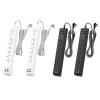 4 Pack Power Strip Surge Protector - 6 Outlets 4 USB Charging Ports, 5Ft Braided Extension Cord, Flat Plug, Overload Protection, Wall Mount for Home Office, Dorm Room Essentials view 1