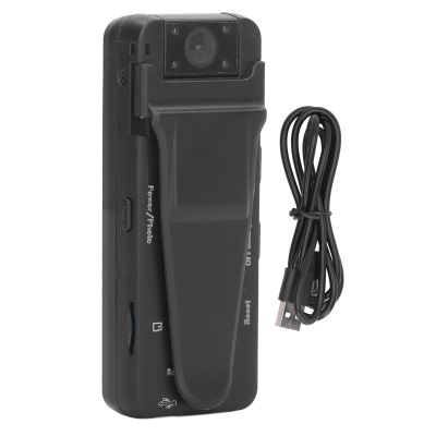 flexman 1080P HD Pocket Camera, USB 180 Rotation Infrared Night Vision Pocket Video Recorder with Back Clip for Windows OS X Linux